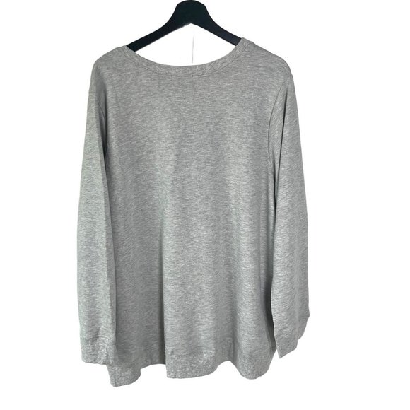 NWT Lane Bryant Grey Winter Wonderland Pullover Sweater 26 28 - Picture 2 of 7